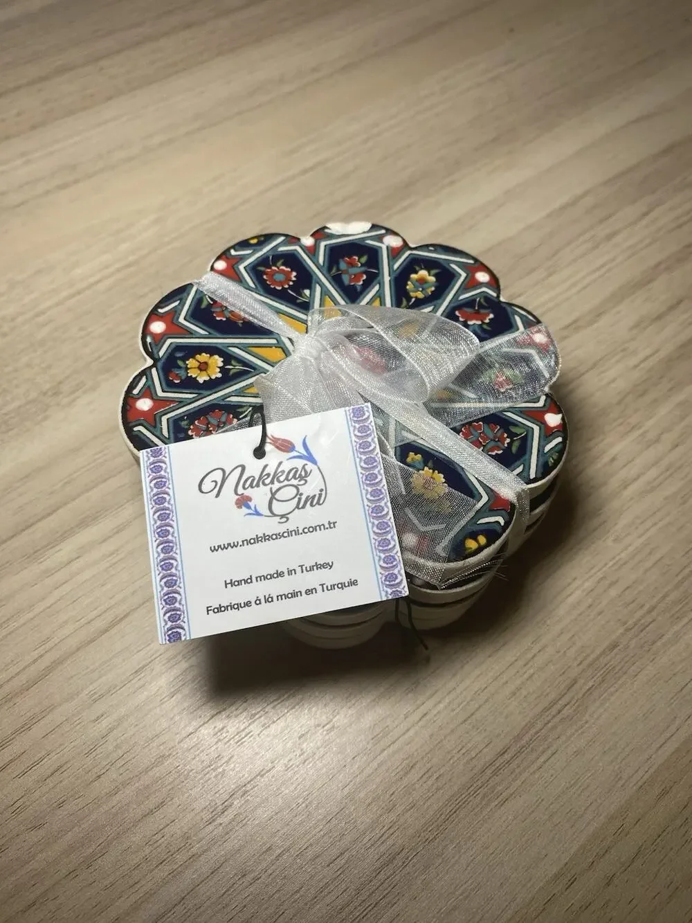 Nakkas Cini Turkey Ceramic Set of 4